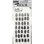 Stampers Anonymous Tim Holtz Layering Stencil - Brush Mark THS167