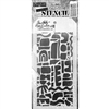 Stampers Anonymous Tim Holtz Layering Stencil Cutout Shapes 1 THS175