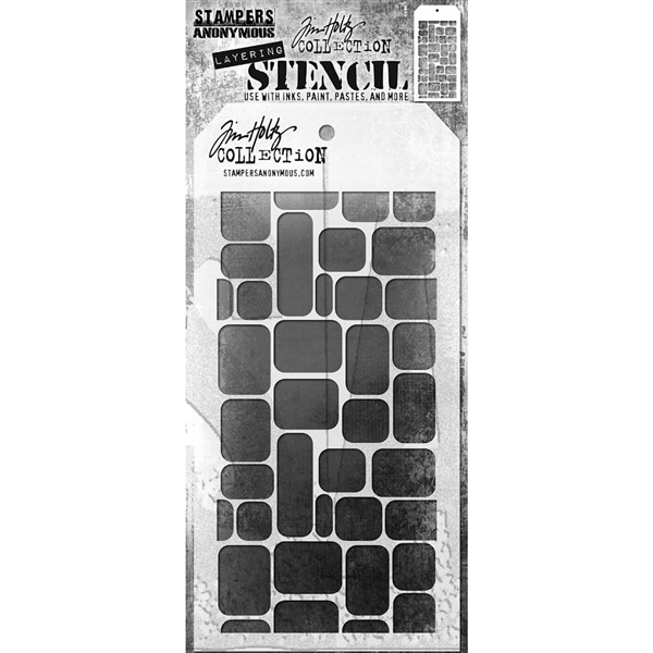 Stampers Anonymous Tim Holtz Layering Stencil Labels THS178