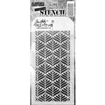 Stampers Anonymous Tim Holtz Layering Stencil Deco Leaf THS181