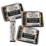 Ranger Tim Holtz Distress Watercolor Pencil Bundle Sets 4, 5, 6 & 2 Pack