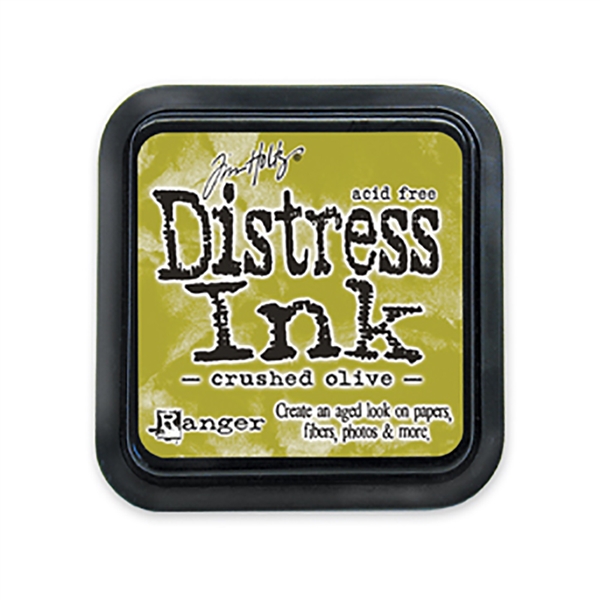 Ranger Tim Holtz Distress Ink Pad - Crushed Olive TIM27126