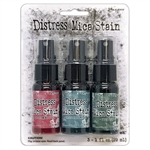 Tim Holtz Distress Pearlescent Crayons: Holiday Set 1 - TSCK78258