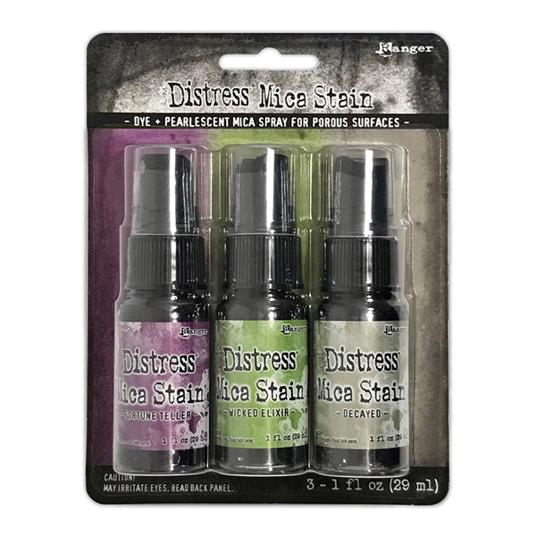 Ranger Tim Holtz Distress Halloween Mica Stain Set #4 TSHK81104