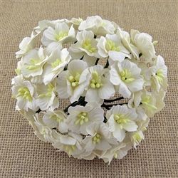 White Mulberry Paper Apple Blossoms SAA-360