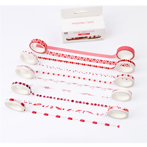 Washi Tape - 10 Roll Boxed Set - Red WS878579