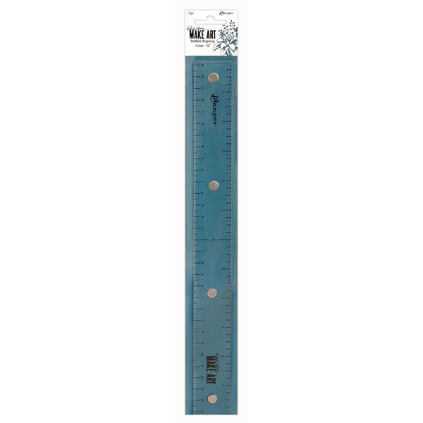 Ranger Wendy Vecchi MAKE ART Perfect Aligning Ruler 12" WVA69133