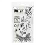 Ranger Wendy Vecchi MAKE ART Clear Stamp Set - Doodle Holiday WVB82149