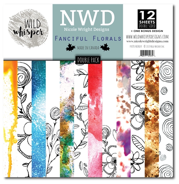 Wild Whispers Nicole Wright - Fanciful Florals Double 12x12 Paper Pack