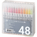 Zig Clean Color Real Brush Markers 48/Pkg