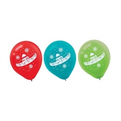 Fiesta Latex Balloons | Party Supplies