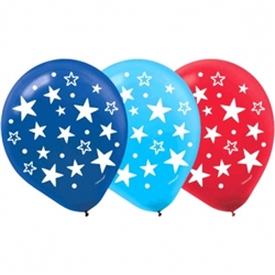 Patriotic Printed Balloons | Party Supplies