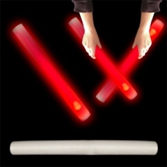 16" Foam Red LED Cheer Stick | Red LED Cheer Stick for Sale