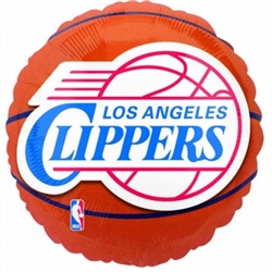 LA Clippers Metallic Balloons | Party Supplies