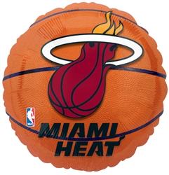 Miami Heat Metallic Balloons | Party Supplies