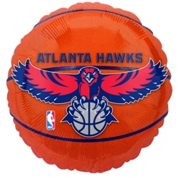Atlanta Hawks Metallic Balloons | Party Supplies