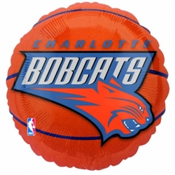 Charlotte Bobcats Metallic Balloons | Party Supplies