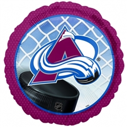 Colorado Avalanche Metallic Balloons | Party Supplies