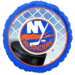 New York Islanders Metallic Balloons | Party Supplies