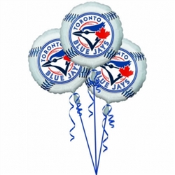 Toronto Blue Jays 3-Pack Balloons | Party Supplies