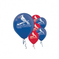 St. Louis Cardinals Latex Balloons | Party Supplies