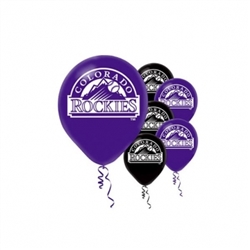 Colorado Rockies Latex Balloons | Party Supplies