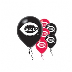 Cincinnati Reds Latex Balloons | Party Supplies