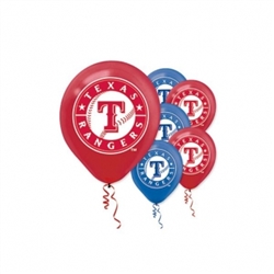 Texas Rangers Latex Balloons | Party Supplies