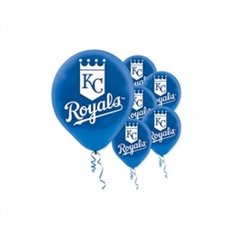 Kansas City Royals Latex Balloons | Party Supplies