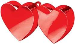 Double Heart Balloon Weight  |party supplies