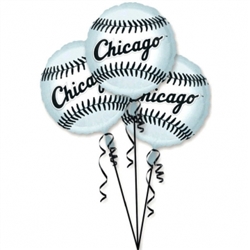Chicago White Sox 3-Pack Balloons | Party Supplies