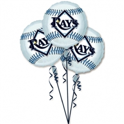 Tampa Bay Rays 3-Pack Balloons | Party Supplies