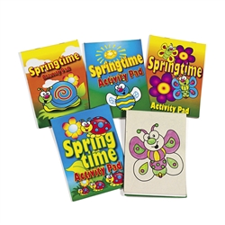 Springtime Activity Pad Asst | Party Supplies