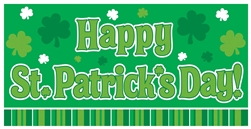 St. Patrick's Large Horizontal Banner | party supplies