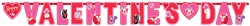 Valentine Woodland Friends Giant Illustrated Letter Banner | Party Supplies