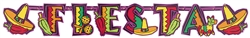 Fiesta Party Illustrated Letter Banner | Party Supplies