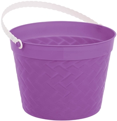 Purple Weave Bucket | Easter