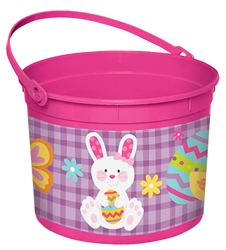 Girl Bunny Large Bucket | Party Supplies
