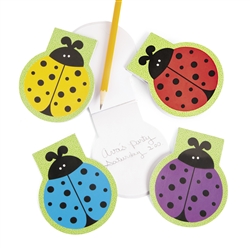 Lady Bug Die Cut Notepads | Party Supplies
