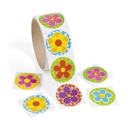 Spring Bright Flower Stickers | Party Supplies