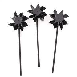 Black Pinwheels | Party Supplies