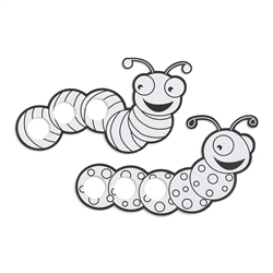 Color Your Own Caterpillar Finger Puppets | Party Supplies