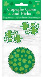 St. Patrick's Day Cupcake Cases and Picks | Party Supplies