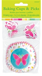 Spring Baking Cups & Picks | Party Supplies