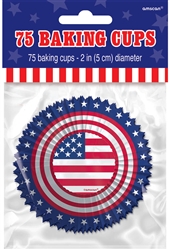 American Flag Baking Cups | 4th of July Party Supplies