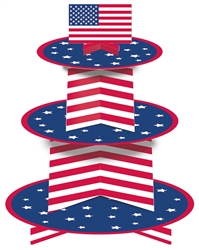 Patriotic Cupcake Stand | 4th of July Party Supplies