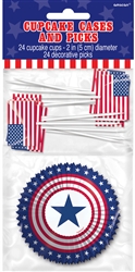 Cupcake Decorating Kit | Patriotic Party Supplies