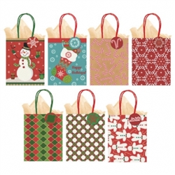 Small Kraft Vertical Bags - Multi Pack | Party Supplies