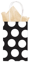 Black Dot Printed Cub Bags | Party Supplies
