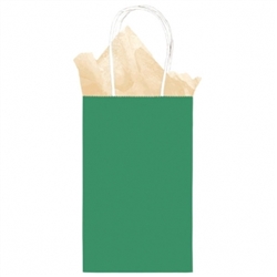 Green Cub Solid Kraft Paper Bags | Party Supplies